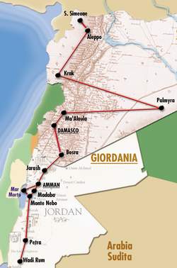 Itinerario SIRIA E GIORDANIA (IN BOUTIQUE HOTEL) (N): Giordania, Siria, Amman, Monte Nebo, Petra, Wadi Rum, Jerash, Bosra, Damasco Ma��aloula, Palmyra, Aleppo